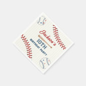 Serviette En Papier Garçons Baseball Anniversaire (Coin)