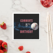 Serviette En Papier Garçons Baseball Anniversaire Napkins (En situation)