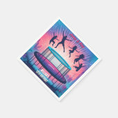 Serviette En Papier garçons enfants cool trampoline Park 13e anniversa (Coin)