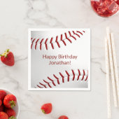 Serviette En Papier garçons filles de baseball sofeball party (En situation)