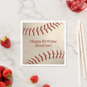 Serviette En Papier garçons filles de baseball sofeball party (En situation)