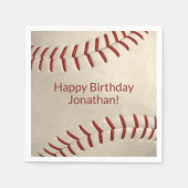 Serviette En Papier garçons filles de baseball sofeball party (Devant)