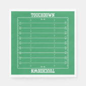 Serviette En Papier Garçons Football Green Sports Anniversaire (Devant)