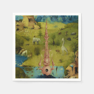 Serviette En Papier Garden of Eden - Hieronymus Bosch
