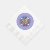 Serviette En Papier Garden Star à Lilac (Coin)