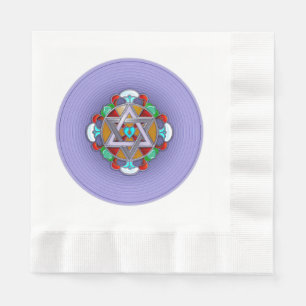 Serviette En Papier Garden Star à Lilac