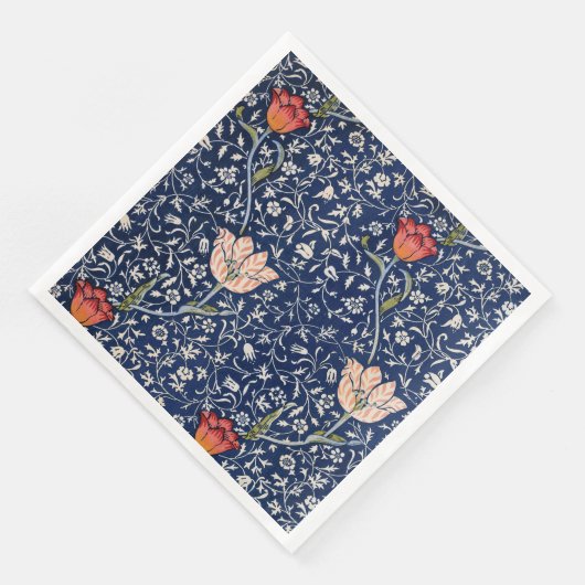 Serviette En Papier Garden Tulip (Medway) par William Morris (Coin)