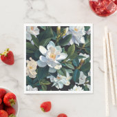 Serviette En Papier Gardénie blanche (En situation)