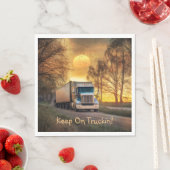 Serviette En Papier Garder Sur Le Camion (En situation)