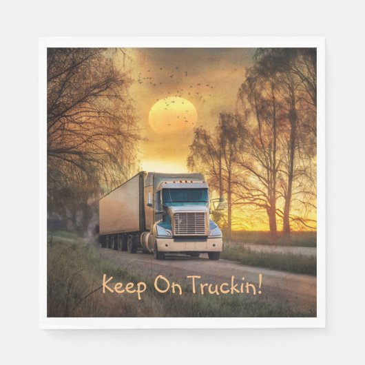 Serviette En Papier Garder Sur Le Camion (Devant)