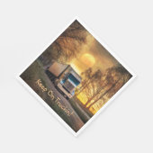 Serviette En Papier Garder Sur Le Camion (Coin)