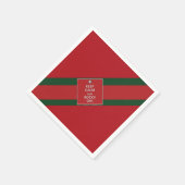 Serviette En Papier "Gardez le calme et allumez-vous !" serviettes de  (Coin)