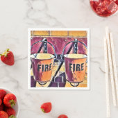 SERVIETTE EN PAPIER GARE (En situation)