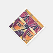 SERVIETTE EN PAPIER GARE (Coin)