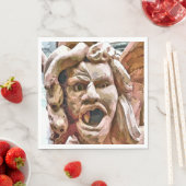 SERVIETTE EN PAPIER GARGOYLE (En situation)