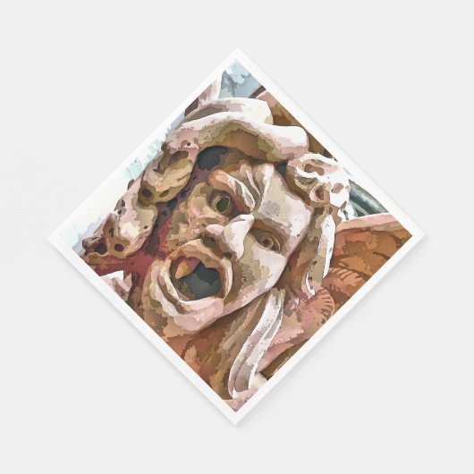 SERVIETTE EN PAPIER GARGOYLE (Coin)