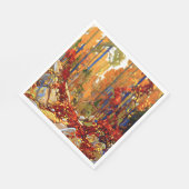 Serviette En Papier Garland d'automne (Coin)