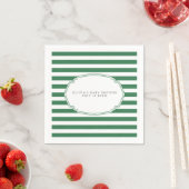 Serviette En Papier Garniture de baby shower de golf vert (En situation)