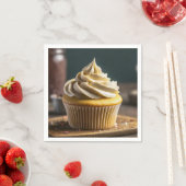 Serviette En Papier gâteau à gobelet (En situation)