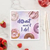 Serviette En Papier Gâteau Beignet Si Je Fais De L'aquarelle (En situation)