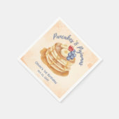Serviette En Papier Gâteaux aux myrtilles et pyjamas pour 1er annivers (Coin)