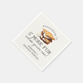Serviette En Papier Gâteaux marshmallow d'automne Feu de joie extérieu (Coin)