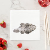 Serviette En Papier Gator Napkins (En situation)