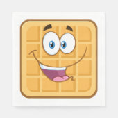 Serviette En Papier Gaufre heureuse (Devant)