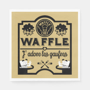 Serviette En Papier gaufres de Belgique