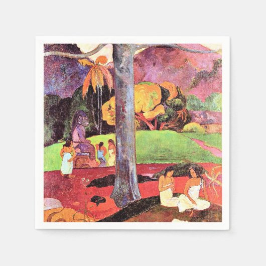 Serviette En Papier Gauguin - Olden Times, 1892, Tahiti (Devant)