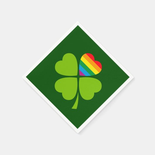 Serviette En Papier Gay Lucky Clover (Coin)