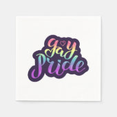 Serviette En Papier Gay pride (Devant)