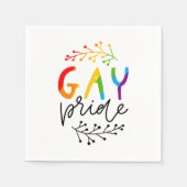 Serviette En Papier Gay pride (Devant)
