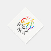 Serviette En Papier Gay pride (Coin)