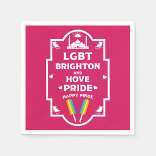 Serviette En Papier Gay pride Brighton