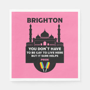 Serviette En Papier Gay pride Brighton
