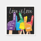 Serviette En Papier Gay pride Rainbow LGBT Party Napkin (Devant)