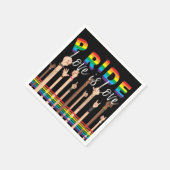 Serviette En Papier Gay pride Rainbow LGBT Party Napkin (Coin)