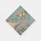 Serviette En Papier Géant doux personnalisé (Coin)