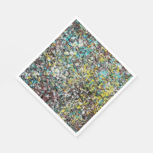 Serviette En Papier Geared Toward Abstract Art Design Lover (Coin)