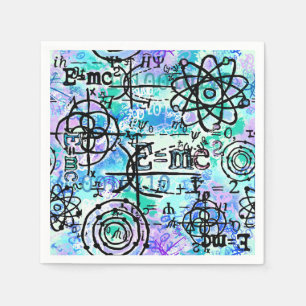 Serviette En Papier Geek d'équations de physique