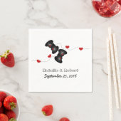 Serviette En Papier Geeky Gamers papier Mariage serviettes foncé (En situation)
