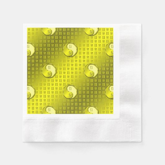 Serviette En Papier Gémeaux (Devant)