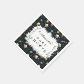 Serviette En Papier Gender Neutral Planet Safari Baby Shower (Coin)