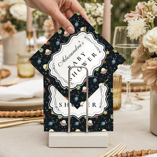 Serviette En Papier Gender Neutral Planet Safari Baby Shower