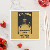 Serviette En Papier Génération Windrush Historique noir (En situation)