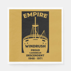 Serviette En Papier Génération Windrush Historique noir