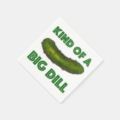 Serviette En Papier Genre d'une grande dill (Deal Green Pickle Napkin) (Coin)