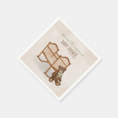 Serviette En Papier Genre Neutre Teddy Bear mignonne Simple Nursery (Coin)