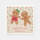 Serviette En Papier Genre Reveal Gingerbread Cocktail Napkin (Devant)